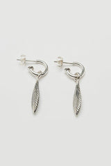 Feather Drop Earrings