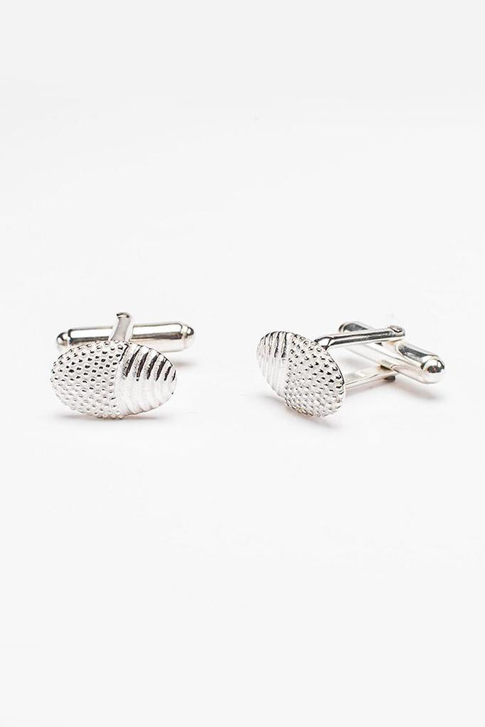 Spotted Acorn Cufflinks with T Bar