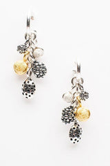 Mixed Pod Cluster Drop Earrings