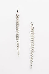 Three Chain Drop Earrings