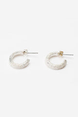 Textured Hoop Earrings