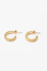 Textured Hoop Earrings