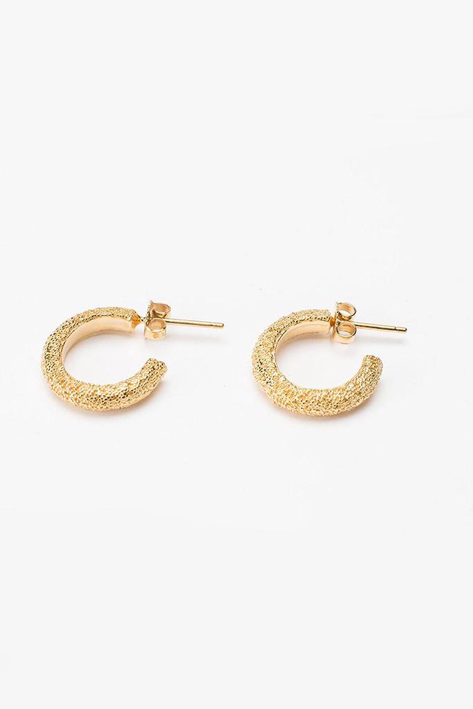 Textured Hoop Earrings