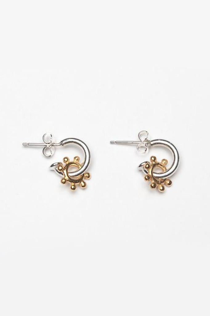 Daisy Hoop Earrings