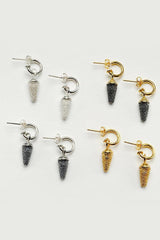 Textured Pod Drop Earrings - As Seen in Harry Potter