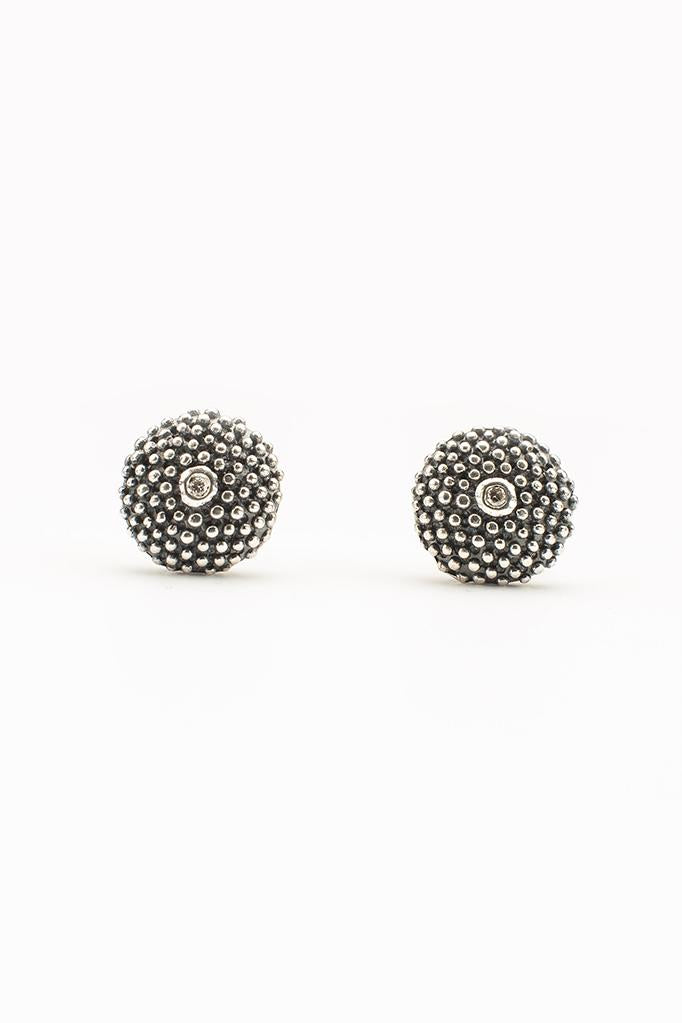 Diamond Pollen Stud Earrings