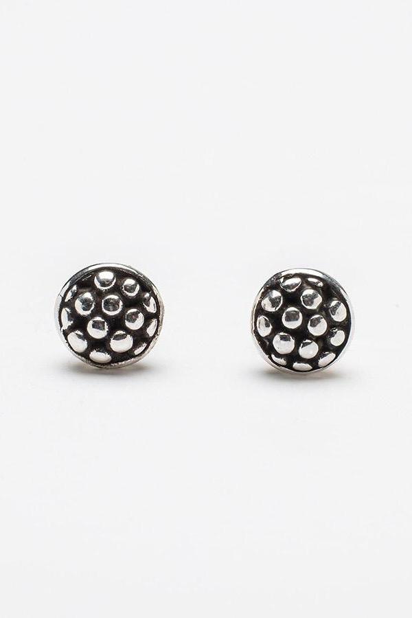 Blackberry Cup Stud Earrings