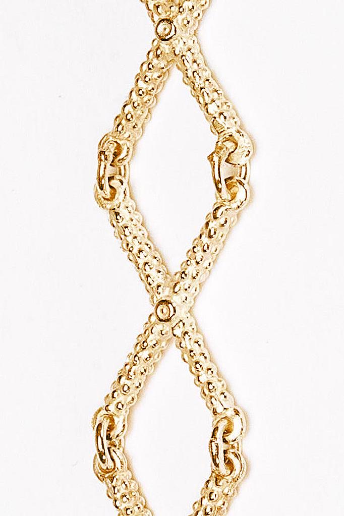 Triple Kiss Cross Bracelet