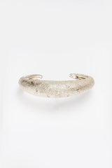 Axolotl Cuff Bangle with Diamonds