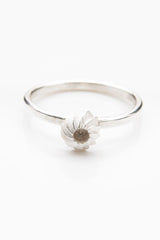 Swirling Sepal Stacking Ring