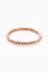 My Midi Bobbled Stacking Rings in rose gold plated silver