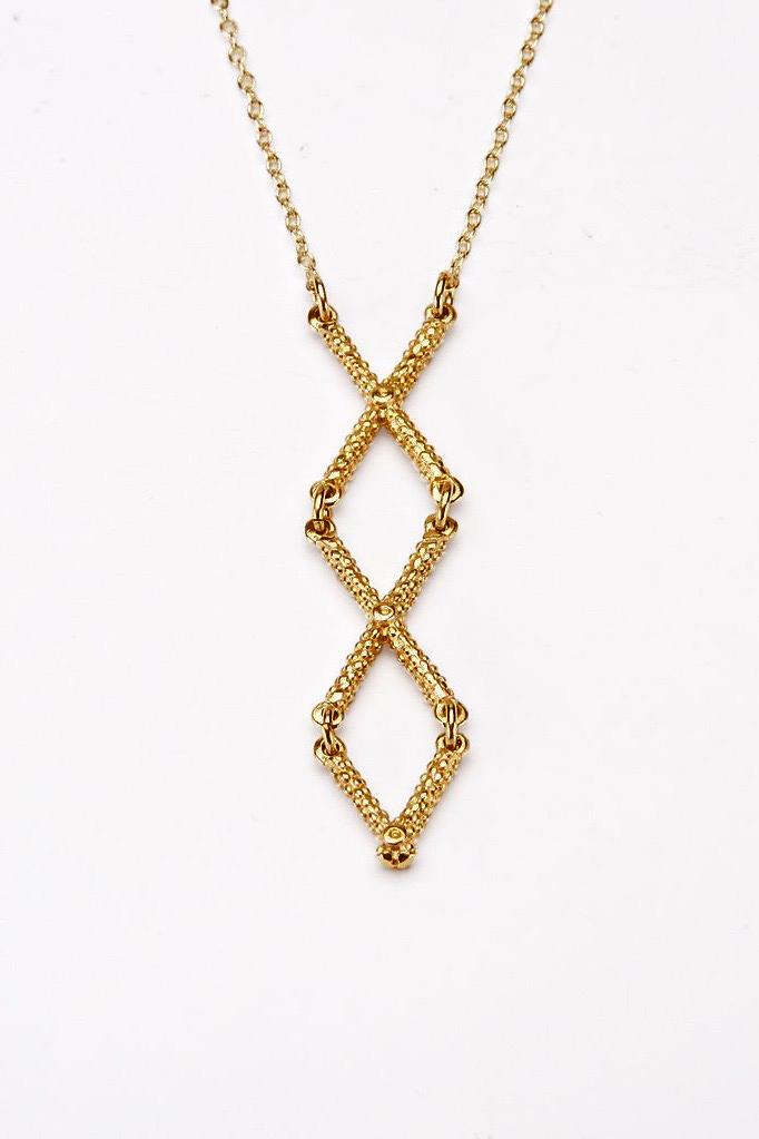 Kiss Cross Necklace