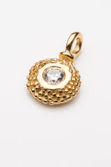 Birthstone Bobbled Pollen Charm Pendant Necklace