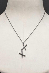 Kiss Cross Pendant