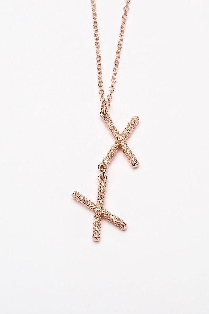 Kiss Cross Pendant