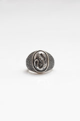 Oversized Serpent Signet Ring