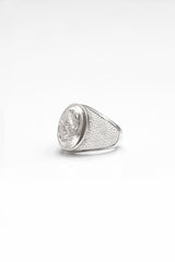 Oversized Serpent Signet Ring