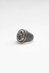 Oversized Serpent Signet Ring