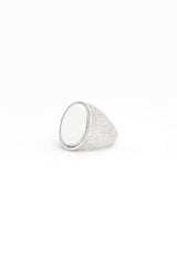 Spotted Oval Signet Ring