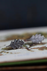 Oak Leaf Stud Earrings