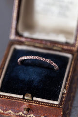 My 9ct Gold Midi Bobbled Stacking ring in 9ct rose gold