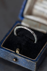 My 9ct Gold Midi Bobbled Stacking ring in 9ct white gold