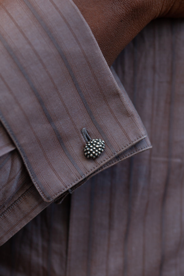 Raspberry Chain Link Cufflinks