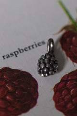 Raspberry charms decorated with the delicious bobbled texture of raspberries look almost edible
