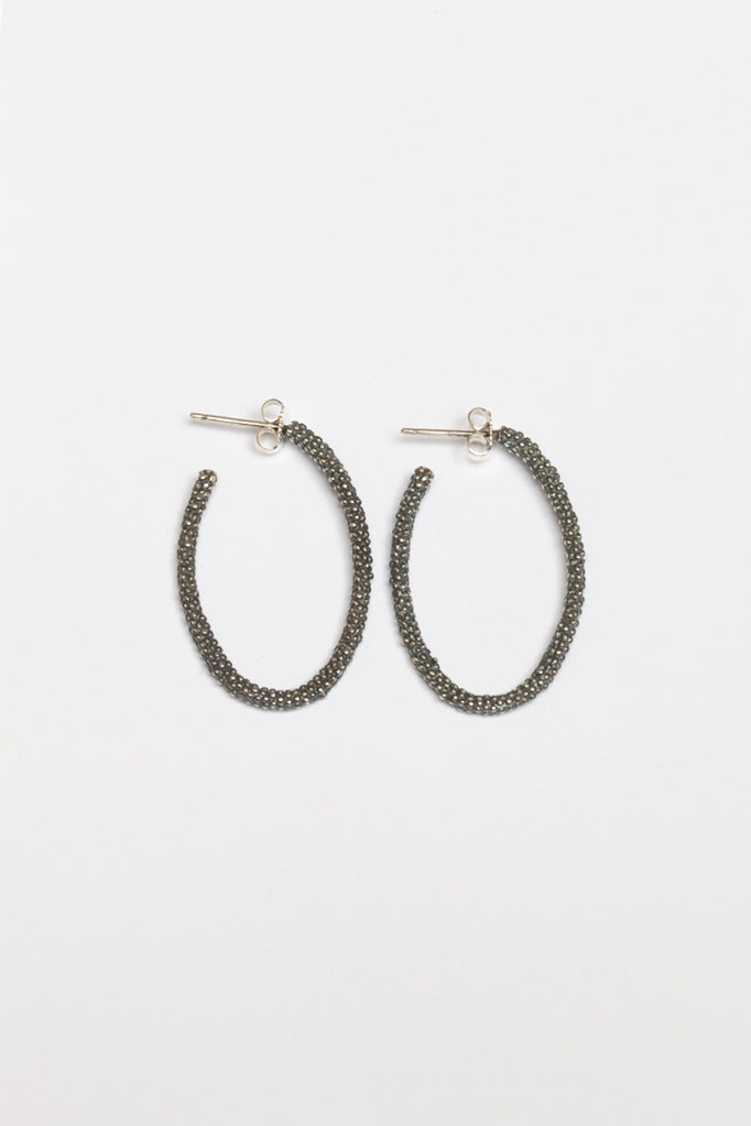 Elliptical Hoop Earrings