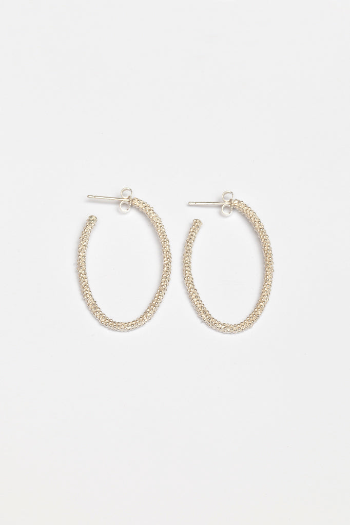 Elliptical Hoop Earrings