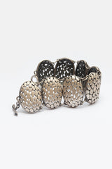 My ornate Turtle Shell Bracelet combines large patterned discs inspired by turtle shells