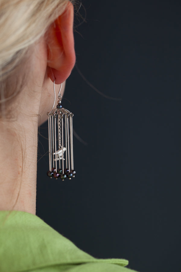 Bird Cage Earrings