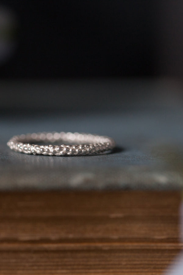 My Midi Bobbled Stacking Rings are versatile textured rings that can be worn alone or stacked with others