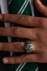 Oversized Serpent Signet Ring