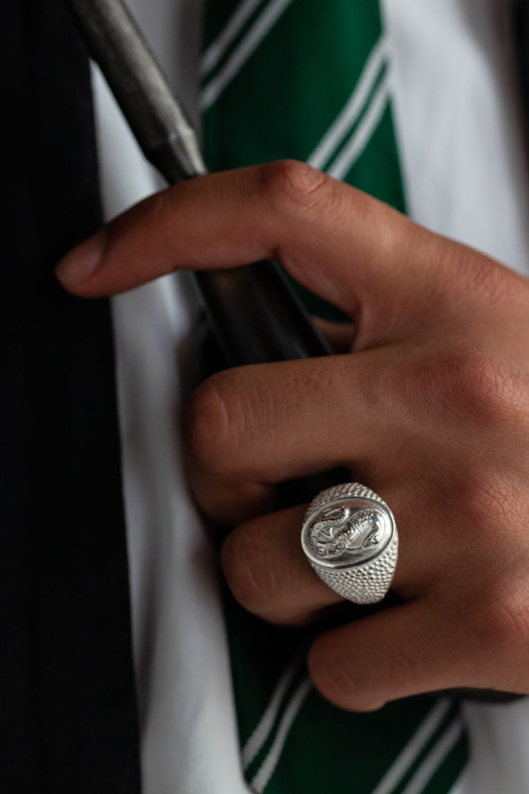 Snake signet clearance ring