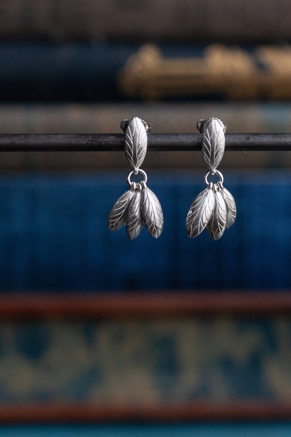 My Bee Wing Drop Earrings formed from four delicate wings dance as you move