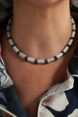 Textured Bead Necklace