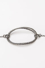 Oval Bobbled Hoop Bracelet