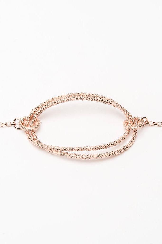 Oval Bobbled Hoop Bracelet