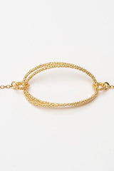 Oval Bobbled Hoop Bracelet