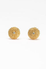 Diamond Pollen Stud Earrings