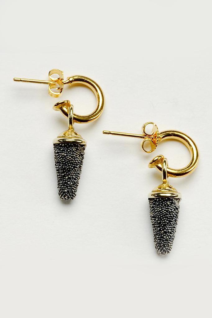 Textured Pod Drop Earrings - As Seen in Harry Potter