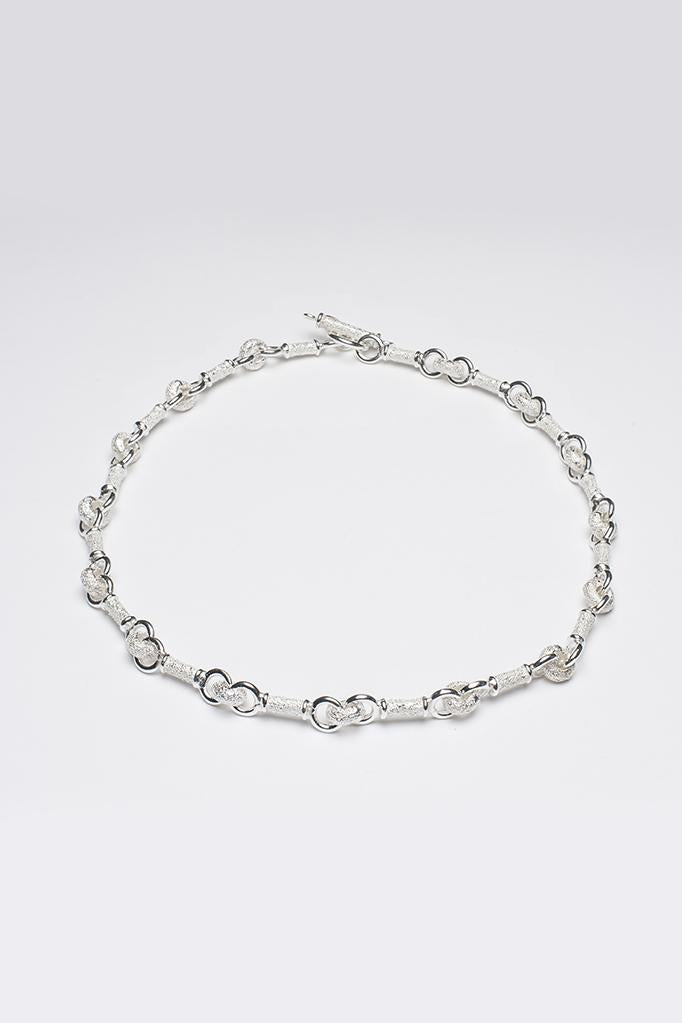 Textured Sweetie Link Necklace