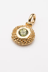 Birthstone Bobbled Pollen Charm Pendant Necklace