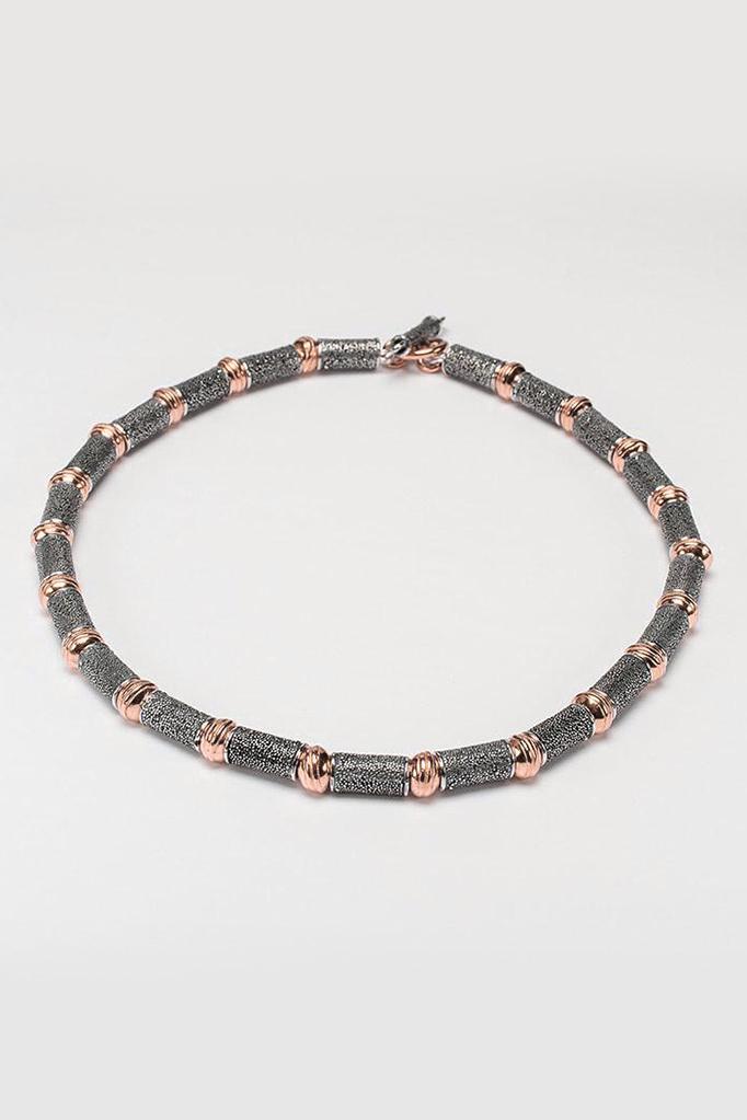 Textured Bead Necklace