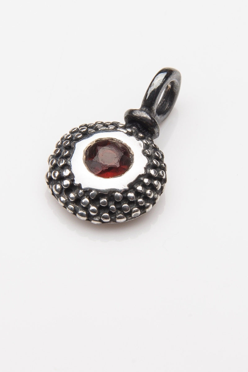 Birthstone Bobbled Pollen Charm Pendant Necklace