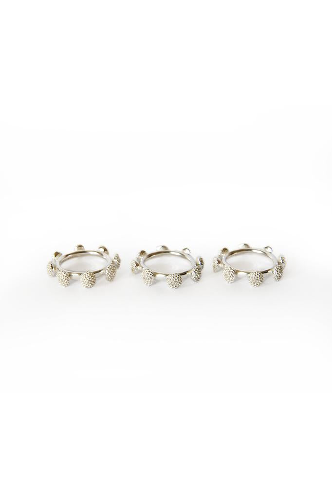 My Snake Eye Trio Ring features 3 ring bands with oval snake eye adornments