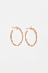 Elliptical Hoop Earrings