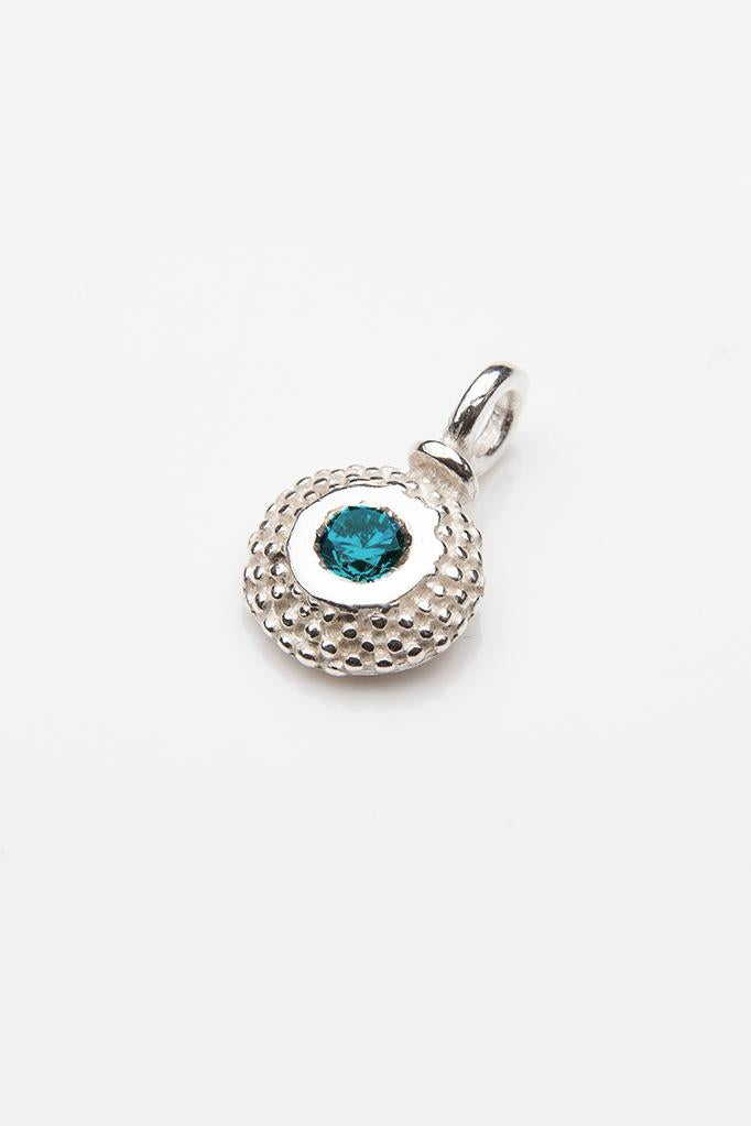 Birthstone Bobbled Pollen Charm Pendant Necklace