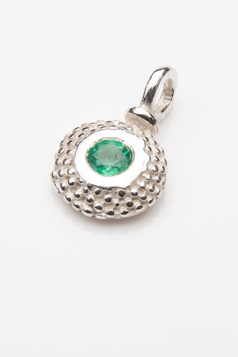 Birthstone Bobbled Pollen Charm Pendant Necklace